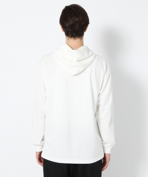 GLOBAL WORK（グローバルワーク）の「T/CポンチTEEパーカー/764289（パーカー・メンズ・ワインレッド/グリーン系その他/ホワイト・SMALL/LARGE/MEDIUM/X-LARGE）」の5枚目の写真