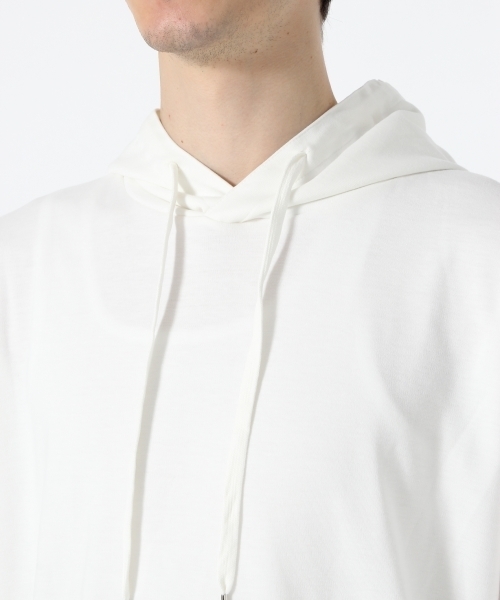 GLOBAL WORK（グローバルワーク）の「T/CポンチTEEパーカー/764289（パーカー・メンズ・ワインレッド/グリーン系その他/ホワイト・SMALL/LARGE/MEDIUM/X-LARGE）」の6枚目の写真