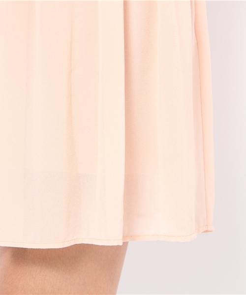 Language（ランゲージ）の「ジュエリー刺繍ワンピース（ワンピース・レディース・ベージュ系/ネイビー系/ピンク系・38）」の8枚目の写真