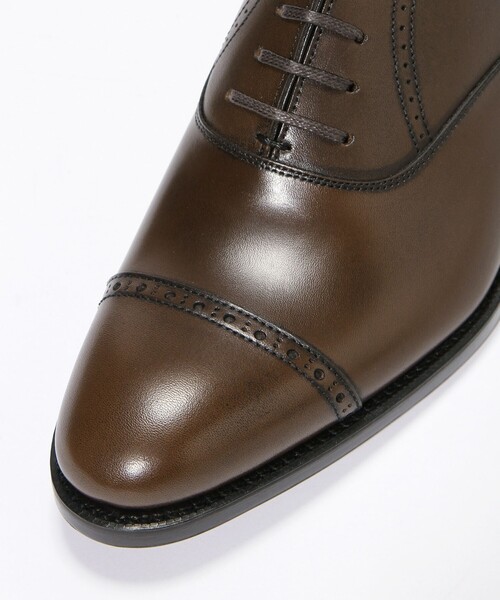 La Piece(ラピエス)の「a piece of craftsman セミブローグレザーシューズ(ドレスシューズ・メンズ・ダークブラウン・7.5/6/6.5/8.5/8/9/7/5.5)」の5枚目の写真