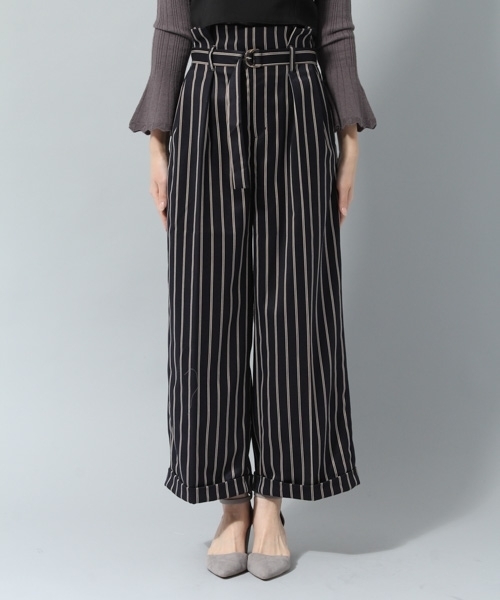 Andemiu（アンデミュウ）の「ベルトツキアソートワイドパンツ777006（その他パンツ・レディース・ブラック/ピンク/その他/キャメル・SMALL/MEDIUM）」の12枚目の写真