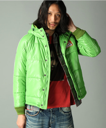 HYSTERIC GLAMOUR | プリマロフトナイロンタフタ ワッペン付フーデッドBZ(ブルゾン)