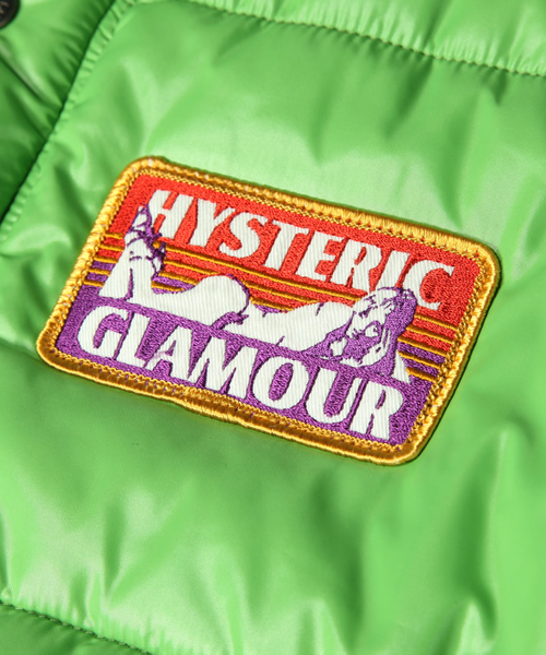 HYSTERIC GLAMOUR（ヒステリックグラマー）の「プリマロフトナイロンタフタ ワッペン付フーデッドBZ（ブルゾン・メンズ・グリーン・SMALL/MEDIUM/LARGE）」の6枚目の写真