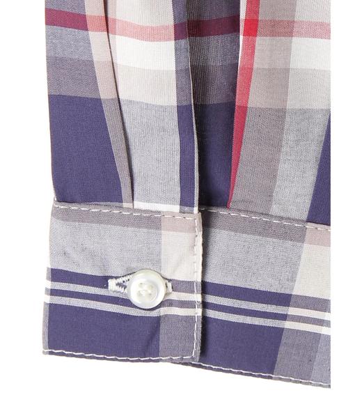 AMERICAN HOLIC（アメリカンホリック）の「バックVスキッパーブラウス（シャツ/ブラウス・レディース・ブルー系その他/その他30/オフホワイト/カーキ/ネイビー/ブラック系その他/ピンク/ベージュ/サックスブルー/ドット/その他27/その他4・L/M）」の13枚目の写真