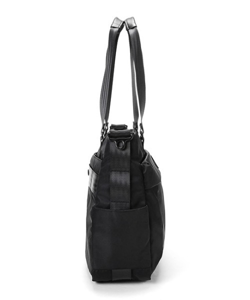 Manhattan Portage BLACK LABEL(マンハッタンポーテージ ブラックレーベル)の「BELT PKWY TWILL TOTE BAG(トートバッグ・メンズ・ブラック・MEDIUM)」の14枚目の写真