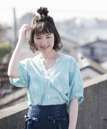 OLIVE des OLIVE | スカラップ刺繍ブラウス(シャツ/ブラウス)