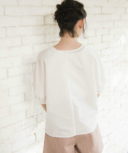 OLIVE des OLIVE（オリーブデオリーブ）の「スカラップ刺繍ブラウス（シャツ/ブラウス・レディース・オフホワイト/グリーン/ブラック・FREE）」の11枚目の写真