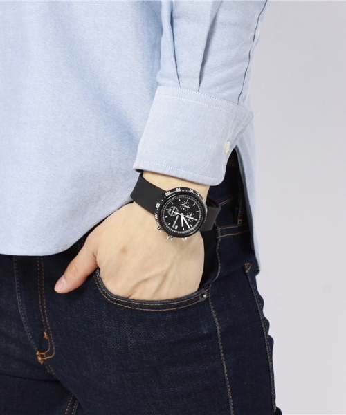 ISSEY MIYAKE（イッセイミヤケ）の「NEW TRAPEZOID SILAZ004＆SILAZ005 【MENS】（アナログ腕時計・メンズ・ブラック/ホワイト・FREE）」の7枚目の写真