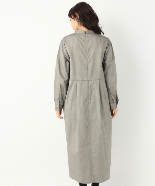 A part by（アパートバイ）の「Cハイネックキリカエフレアワンピース 798234（ワンピース・レディース・ライトブルー/ブラック/ブラック系その他・FREE）」の10枚目の写真