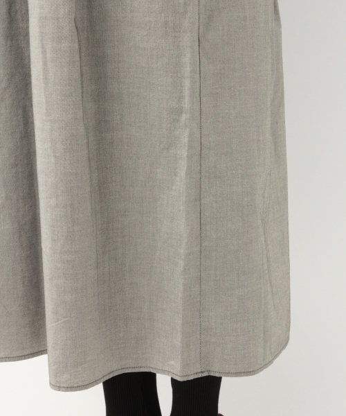 A part by（アパートバイ）の「Cハイネックキリカエフレアワンピース 798234（ワンピース・レディース・ライトブルー/ブラック/ブラック系その他・FREE）」の15枚目の写真