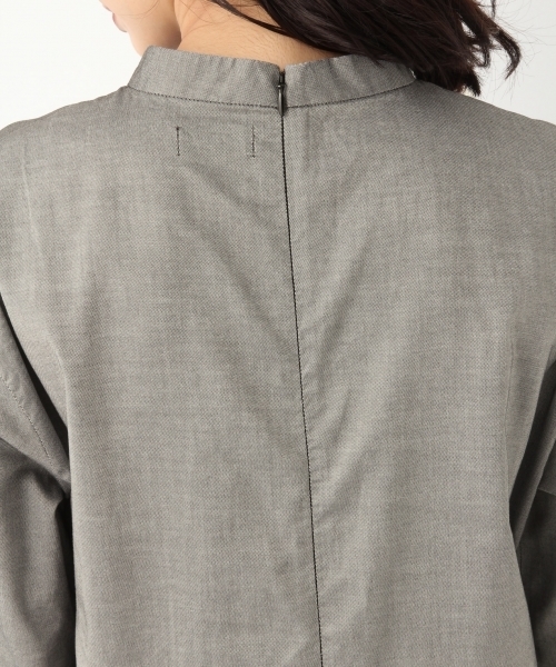 A part by（アパートバイ）の「Cハイネックキリカエフレアワンピース 798234（ワンピース・レディース・ライトブルー/ブラック/ブラック系その他・FREE）」の16枚目の写真