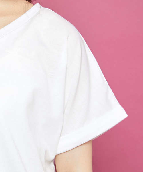 OLIVE des OLIVE(オリーブデオリーブ)の「ロゴ T(Tシャツ/カットソー・レディース・ホワイト/キャメル/パープル/ブラック・FREE)」の11枚目の写真