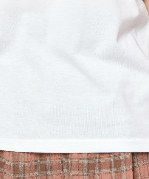 OLIVE des OLIVE(オリーブデオリーブ)の「ロゴ T(Tシャツ/カットソー・レディース・ホワイト/キャメル/パープル/ブラック・FREE)」の12枚目の写真