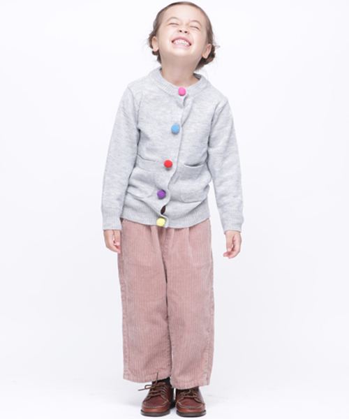 RUGGEDWORKS（ラゲッドワークス）の「太コールワイドパンツ（その他パンツ・キッズ・ブラウン/グレー/ピンク・80ｃｍ/90cm/110cm/100cm/120cm/130cm/140cm）」の7枚目の写真