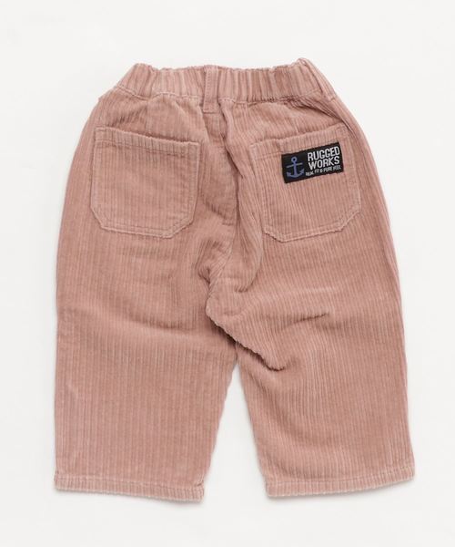 RUGGEDWORKS（ラゲッドワークス）の「太コールワイドパンツ（その他パンツ・キッズ・ブラウン/グレー/ピンク・80ｃｍ/90cm/110cm/100cm/120cm/130cm/140cm）」の9枚目の写真