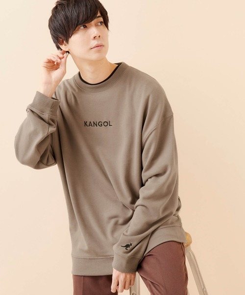 KANGOL(カンゴール)の「▽WEB限定 MONO-MART×KANGOL カンゴール ビッグシルエット プルオーバースウェット(スウェット・メンズ・杢グレー/ワイン/オフホワイト/ダークグリーン/ブラック/ベージュ/ブラウン/ロイヤルブルー/ホワイト系その他/ピンク/ブラック系その他/ライトパープル/ライトオリーブ/ライトブラウン/グリーン系その他/パープル系その他/ブルーグリーン/チャコール/ダークベージュ/ベージュ系その他2/パープル系その他2/ライトブルー/ライトピンク/グレー系その他/グリーン系その他2/ライトベージュ/ブラウン系その他2/ベージュ系その他3/レッド系その他/グレー系その他4/グリーン系その他6/グリーン系その他5/グレー系その他5/グレー系その他2/ブラウン系その他/ベージュ系その他6/ブラック系その他2/グレー系その他6/ブラック系その他4/グリーン系その他3/グリーン系その他4/レッド系その他2/ホワイト系その他2/ベージュ系その他5/ホワイト系その他4/ホワイト系その他3/モスグリーン/レッド系その他3/ブラウン系その他3/ベージュ系その他4/グレー系その他3/グレー系その他7/ベージュ×ブラック/ベージュ系その他7/グリーン系その他7/ブラック系その他3/ブルー系その他2/その他2/ブルー系その他/その他/その他4/その他3/パープル系その他3/ブラウン系その他4/アッシュブラウン/ブラック系その他5/グレイッシュベージュ/その他5・FREE)」の22枚目の写真