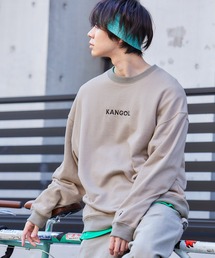 ▽WEB限定 MONO-MART×KANGOL カンゴール ビッグシルエット プルオーバースウェット