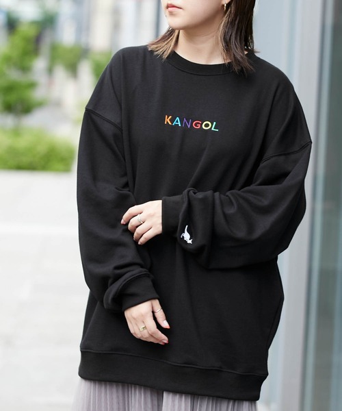 KANGOL(カンゴール)の「▽WEB限定 MONO-MART×KANGOL カンゴール ビッグシルエット プルオーバースウェット(スウェット・メンズ・杢グレー/ワイン/オフホワイト/ダークグリーン/ブラック/ベージュ/ブラウン/ロイヤルブルー/ホワイト系その他/ピンク/ブラック系その他/ライトパープル/ライトオリーブ/ライトブラウン/グリーン系その他/パープル系その他/ブルーグリーン/チャコール/ダークベージュ/ベージュ系その他2/パープル系その他2/ライトブルー/ライトピンク/グレー系その他/グリーン系その他2/ライトベージュ/ブラウン系その他2/ベージュ系その他3/レッド系その他/グレー系その他4/グリーン系その他6/グリーン系その他5/グレー系その他5/グレー系その他2/ブラウン系その他/ベージュ系その他6/ブラック系その他2/グレー系その他6/ブラック系その他4/グリーン系その他3/グリーン系その他4/レッド系その他2/ホワイト系その他2/ベージュ系その他5/ホワイト系その他4/ホワイト系その他3/モスグリーン/レッド系その他3/ブラウン系その他3/ベージュ系その他4/グレー系その他3/グレー系その他7/ベージュ×ブラック/ベージュ系その他7/グリーン系その他7/ブラック系その他3/ブルー系その他2/その他2/ブルー系その他/その他/その他4/その他3/パープル系その他3/ブラウン系その他4/アッシュブラウン/ブラック系その他5/グレイッシュベージュ/その他5・FREE)」の9枚目の写真