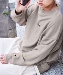 ▽WEB限定 MONO-MART×KANGOL カンゴール ビッグシルエット プルオーバースウェット