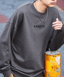 ▽WEB限定 MONO-MART×KANGOL カンゴール ビッグシルエット プルオーバースウェット