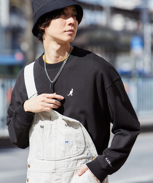 KANGOL(カンゴール)の「▽WEB限定 MONO-MART×KANGOL カンゴール ビッグシルエット プルオーバースウェット(スウェット・メンズ・杢グレー/ワイン/オフホワイト/ダークグリーン/ブラック/ベージュ/ブラウン/ロイヤルブルー/ホワイト系その他/ピンク/ブラック系その他/ライトパープル/ライトオリーブ/ライトブラウン/グリーン系その他/パープル系その他/ブルーグリーン/チャコール/ダークベージュ/ベージュ系その他2/パープル系その他2/ライトブルー/ライトピンク/グレー系その他/グリーン系その他2/ライトベージュ/ブラウン系その他2/ベージュ系その他3/レッド系その他/グレー系その他4/グリーン系その他6/グリーン系その他5/グレー系その他5/グレー系その他2/ブラウン系その他/ベージュ系その他6/ブラック系その他2/グレー系その他6/ブラック系その他4/グリーン系その他3/グリーン系その他4/レッド系その他2/ホワイト系その他2/ベージュ系その他5/ホワイト系その他4/ホワイト系その他3/モスグリーン/レッド系その他3/ブラウン系その他3/ベージュ系その他4/グレー系その他3/グレー系その他7/ベージュ×ブラック/ベージュ系その他7/グリーン系その他7/ブラック系その他3/ブルー系その他2/その他2/ブルー系その他/その他/その他4/その他3/パープル系その他3/ブラウン系その他4/アッシュブラウン/ブラック系その他5/グレイッシュベージュ/その他5・FREE)」の12枚目の写真