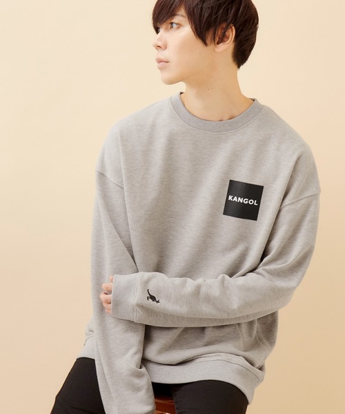KANGOL(カンゴール)の「▽WEB限定 MONO-MART×KANGOL カンゴール ビッグシルエット プルオーバースウェット(スウェット・メンズ・杢グレー/ワイン/オフホワイト/ダークグリーン/ブラック/ベージュ/ブラウン/ロイヤルブルー/ホワイト系その他/ピンク/ブラック系その他/ライトパープル/ライトオリーブ/ライトブラウン/グリーン系その他/パープル系その他/ブルーグリーン/チャコール/ダークベージュ/ベージュ系その他2/パープル系その他2/ライトブルー/ライトピンク/グレー系その他/グリーン系その他2/ライトベージュ/ブラウン系その他2/ベージュ系その他3/レッド系その他/グレー系その他4/グリーン系その他6/グリーン系その他5/グレー系その他5/グレー系その他2/ブラウン系その他/ベージュ系その他6/ブラック系その他2/グレー系その他6/ブラック系その他4/グリーン系その他3/グリーン系その他4/レッド系その他2/ホワイト系その他2/ベージュ系その他5/ホワイト系その他4/ホワイト系その他3/モスグリーン/レッド系その他3/ブラウン系その他3/ベージュ系その他4/グレー系その他3/グレー系その他7/ベージュ×ブラック/ベージュ系その他7/グリーン系その他7/ブラック系その他3/ブルー系その他2/その他2/ブルー系その他/その他/その他4/その他3/パープル系その他3/ブラウン系その他4/アッシュブラウン/ブラック系その他5/グレイッシュベージュ/その他5・FREE)」の18枚目の写真