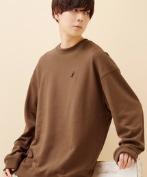 ▽WEB限定 MONO-MART×KANGOL カンゴール ビッグシルエット プルオーバースウェット