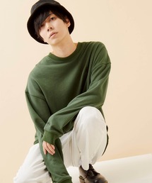 ▽WEB限定 MONO-MART×KANGOL カンゴール ビッグシルエット プルオーバースウェット
