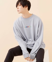 ▽WEB限定 MONO-MART×KANGOL カンゴール ビッグシルエット プルオーバースウェット