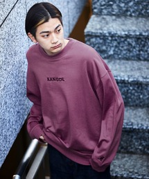▽WEB限定 MONO-MART×KANGOL カンゴール ビッグシルエット プルオーバースウェット
