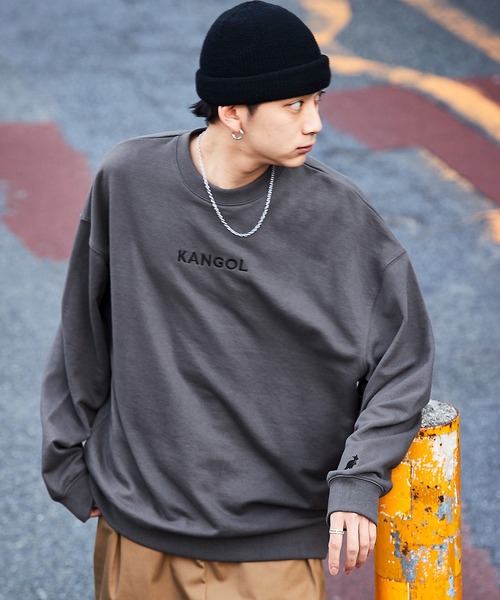 60s GOKEYS ヌバック ガンパッチ プルオーバー ウール スウェット M セール】▽WEB限定 MONO-MART×KANGOL カンゴール ビッグ