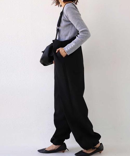 antiqua（アンティカ）の「リブＶネックコットンニット（ニット/セーター・レディース・ブラック/ベージュ/パープル/ネイビー/レッド/オフホワイト/杢グレー/ブルー/ラベンダー・S/M/L）」の18枚目の写真