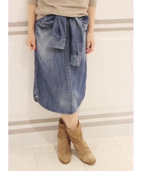 SLOBE IENA（スローブイエナ）の「GIOIA DELLACQUA インヒールブーツ。（ブーツ・レディース・ブラック/ベージュ系その他・36/37/38）」の16枚目の写真