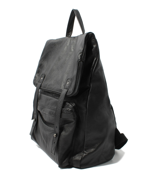 And A（アンドエー）の「レザーフォルドリュック（バックパック/リュック・メンズ・ホワイト/ブラック/キャメル・FREE）」の6枚目の写真