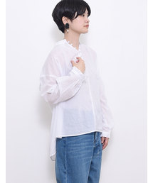 POU DOU DOU | スタンドカラースモックブラウス(シャツ/ブラウス)