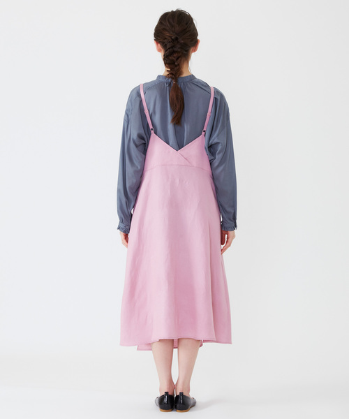 POU DOU DOU（プードゥドゥ）の「スタンドカラースモックブラウス（シャツ/ブラウス・レディース・グレー/オフホワイト/イエロー/グリーン・3）」の12枚目の写真