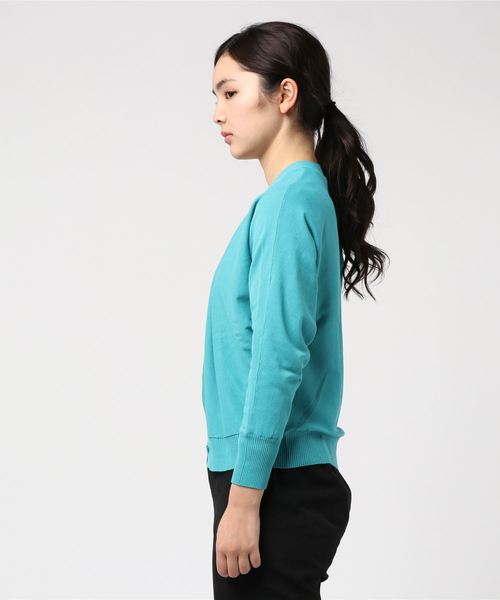 Petit Honfleur(プチオンフルール)の「【UVカット】ドルマンカーディガン(カーディガン/ボレロ・レディース・ホワイト/ネイビー/グリーン・M size/L size)」の4枚目の写真