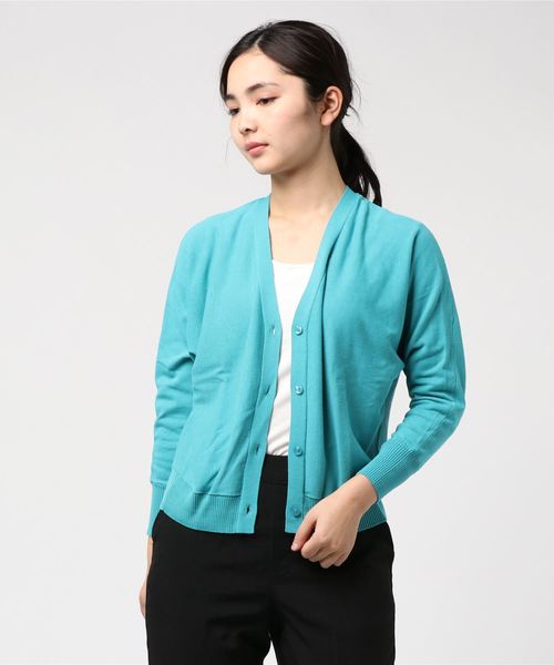 Petit Honfleur(プチオンフルール)の「【UVカット】ドルマンカーディガン(カーディガン/ボレロ・レディース・ホワイト/ネイビー/グリーン・M size/L size)」の13枚目の写真