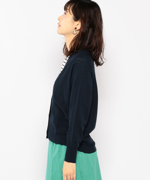 Petit Honfleur(プチオンフルール)の「【UVカット】ドルマンカーディガン(カーディガン/ボレロ・レディース・ホワイト/ネイビー/グリーン・M size/L size)」の15枚目の写真