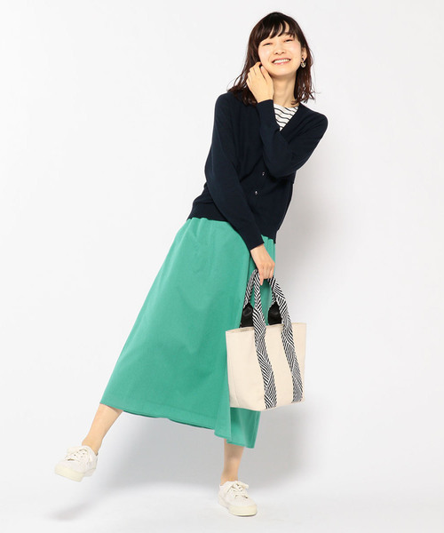 Petit Honfleur(プチオンフルール)の「【UVカット】ドルマンカーディガン(カーディガン/ボレロ・レディース・ホワイト/ネイビー/グリーン・M size/L size)」の12枚目の写真