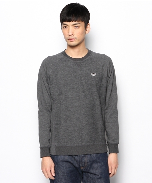 adidas Originals（アディダスオリジナルス）の「アディダス オリジナルス クルースウェット adidas Originals PBS CREW F78008（スウェット・メンズ・ダークグレー/ネイビー・LARGE/X-LARGE/MEDIUM）」の3枚目の写真