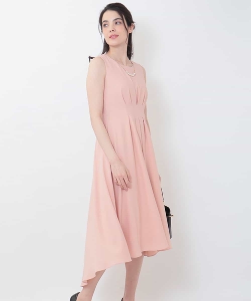 Ofuon オフオン のワンピース ネックレス付きタックデザインドレス Ejegg を購入できます Ofuon ワンピース ドレス ワンピース ネックレス付きタックデザインドレス ワンピース Ofuon オフオン のファッション 新品セール