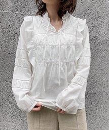 CASA FLINE（カーサフライン）の「フリルブラウス（シャツ/ブラウス