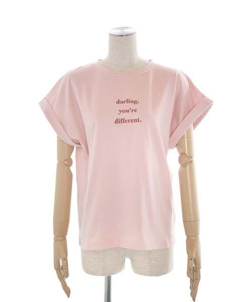 lissi Boutique(リージーブティック)の「【lissi Boutique】darlingTシャツ(Tシャツ/カットソー・レディース・ホワイト/ピンク・FREE)」の8枚目の写真