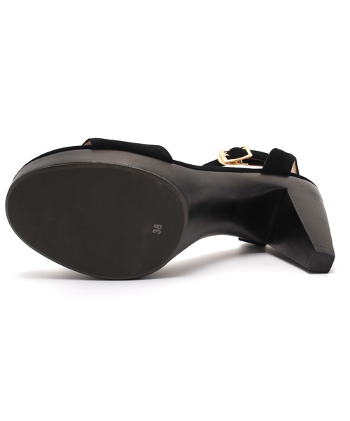 UNITED ARROWS（ユナイテッドアローズ）の「□UAW アンクルストラップサンダル 95 -2014 ◆（サンダル・レディース・ベージュ/ブラック/ネイビー・37/36/36h/35/35h/37h/38）」の5枚目の写真