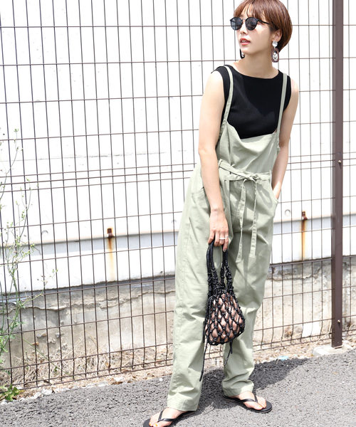 coca(coca)(コカ)の「前後2wayスクエアネックリブタンクトップ(タンクトップ・レディース・ブラック/パープル/ブラウン/ブルー/ベージュ/グリーン・ONE SIZE)」の13枚目の写真