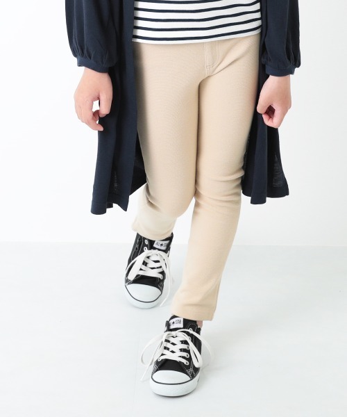 devirock（デビロック）の「ウルトラストレッチパンツ（その他パンツ・キッズ・ライトブラウン/モカ/グリーン系その他/キャメル/スモークピンク/パープル系その他2/ブラック/ピンク系その他/マスタード/ブルー系その他/パープル系その他/ダークパープル/ラベンダー/ワイン/レッド系その他/ヘザーチャコール/杢グレー/ブルー/イエロー/ターコイズブルー/ピンク/カーキ/レッド/ネイビー/ベージュ/ダークグリーン/ライトパープル/ブラウン系その他/アイボリー/ブルー系その他2/ダークオリーブ/イエロー系その他/ライトベージュ/レッド系その他2・80ｃｍ/90cm/95cm/110cm/100cm/120cm/130cm/140cm/150cm/160cm）」の10枚目の写真