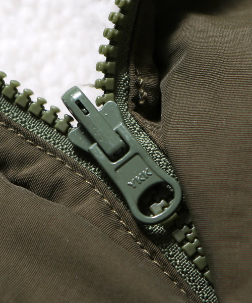 made in standard （メイドインスタンダード）の「ボアライナーマウンテンパーカー -2WAY（マウンテンパーカー・レディース・ブラック/ベージュ/ネイビー/カーキ・S/M/L）」の9枚目の写真