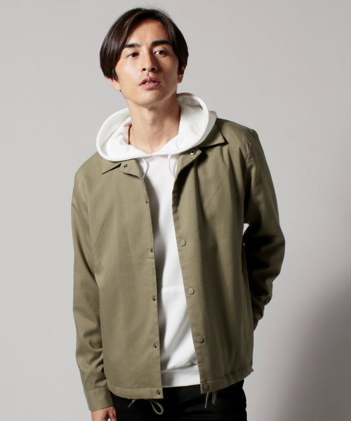 THE CASUAL(カジュアル)の「TRストレッチアーバンコーチジャケット(ブルゾン・メンズ・ブラック/ベージュ/ベージュ系その他4/ベージュ系その他2/ベージュ系その他3/ストライプ/チャコール/ベージュ系その他/グレー/グレー系その他/ブラウン/ネイビー・S/M/L/XL)」の6枚目の写真