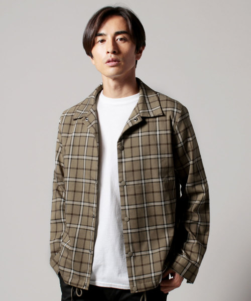 THE CASUAL(カジュアル)の「TRストレッチアーバンコーチジャケット(ブルゾン・メンズ・ブラック/ベージュ/ベージュ系その他4/ベージュ系その他2/ベージュ系その他3/ストライプ/チャコール/ベージュ系その他/グレー/グレー系その他/ブラウン/ネイビー・S/M/L/XL)」の7枚目の写真